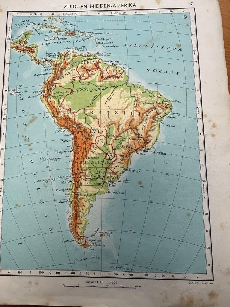 de kleine bos atlas vintage, Ophalen of Verzenden