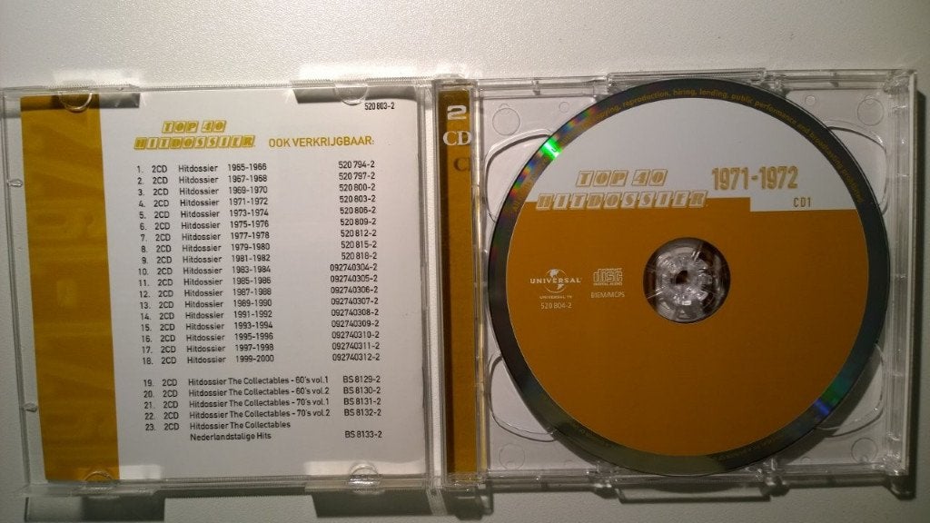 Top 40 Hitdossier 1971-1972, Cd's en Dvd's, Ophalen of Verzenden, Zo goed als nieuw, Pop, Album