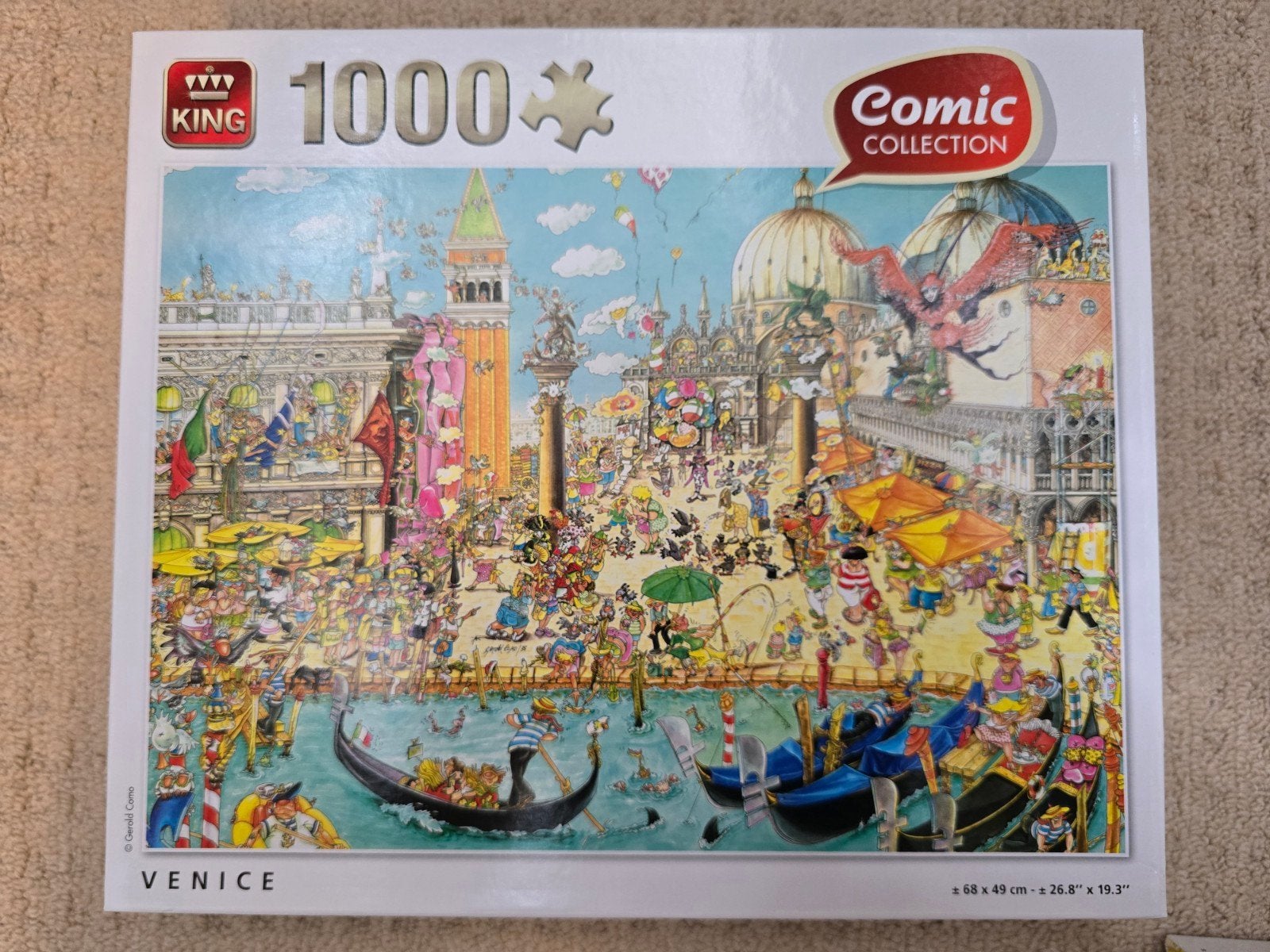 King Comic Collection Puzzel, Ophalen of Verzenden, 500 t/m 1500 stukjes, Zo goed als nieuw, Legpuzzel