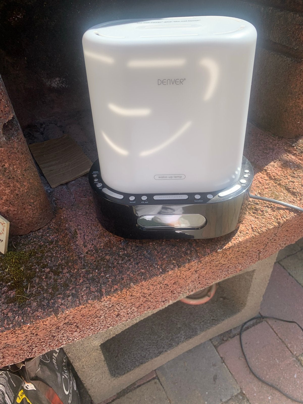 Denver Wake-up Lamp met Licht en Geluid, Ophalen of Verzenden, Zo goed als nieuw