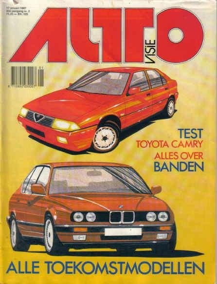 Autovisie 2 1987 : Daihatsu Charade GT-ti - Toyota Camry, Ophalen of Verzenden, Gelezen, Algemeen