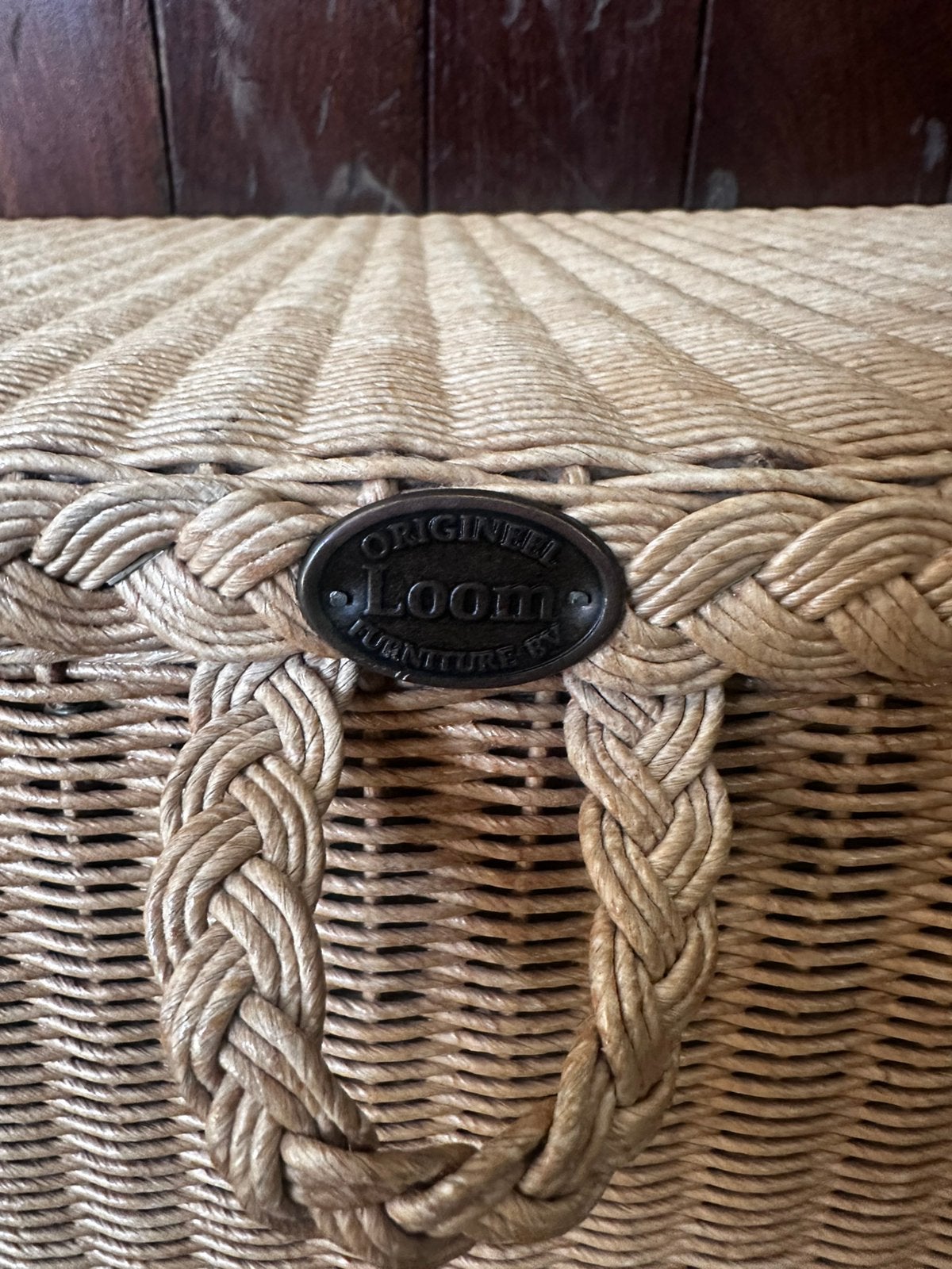 Originele Lloyd Loom Opbergkist — Authentiek & Nette Staat, Ophalen, Gebruikt, Rechthoekig, Riet