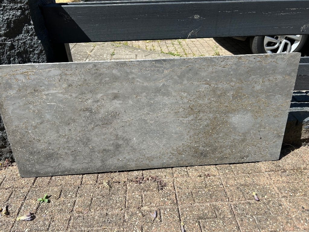 Marmeren tafelblad, Ophalen, Gebruikt, Rechthoekig, Overige materialen