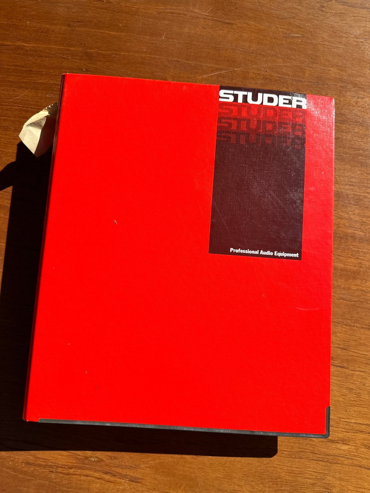 Studer A827 MCH orginele service manual, Ophalen of Verzenden