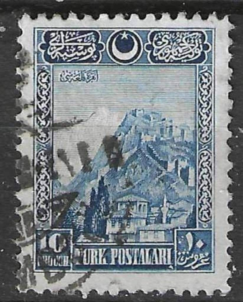 Turkije 1926 - Yvert 703 - Citadel van Ankara - 10 gr. (ST), Verzenden, Overige landen, Gestempeld