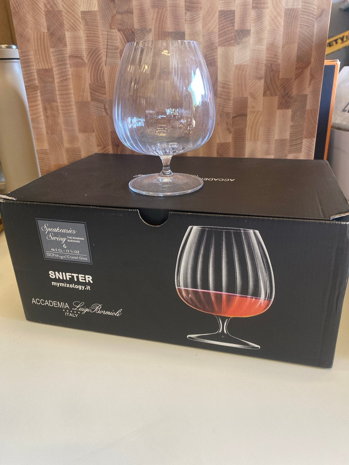 Nieuw Luigi Bormioli Speakeasies Swing Snifter Glas, Onbekend, Nieuw, Ophalen of Verzenden, Onbekend