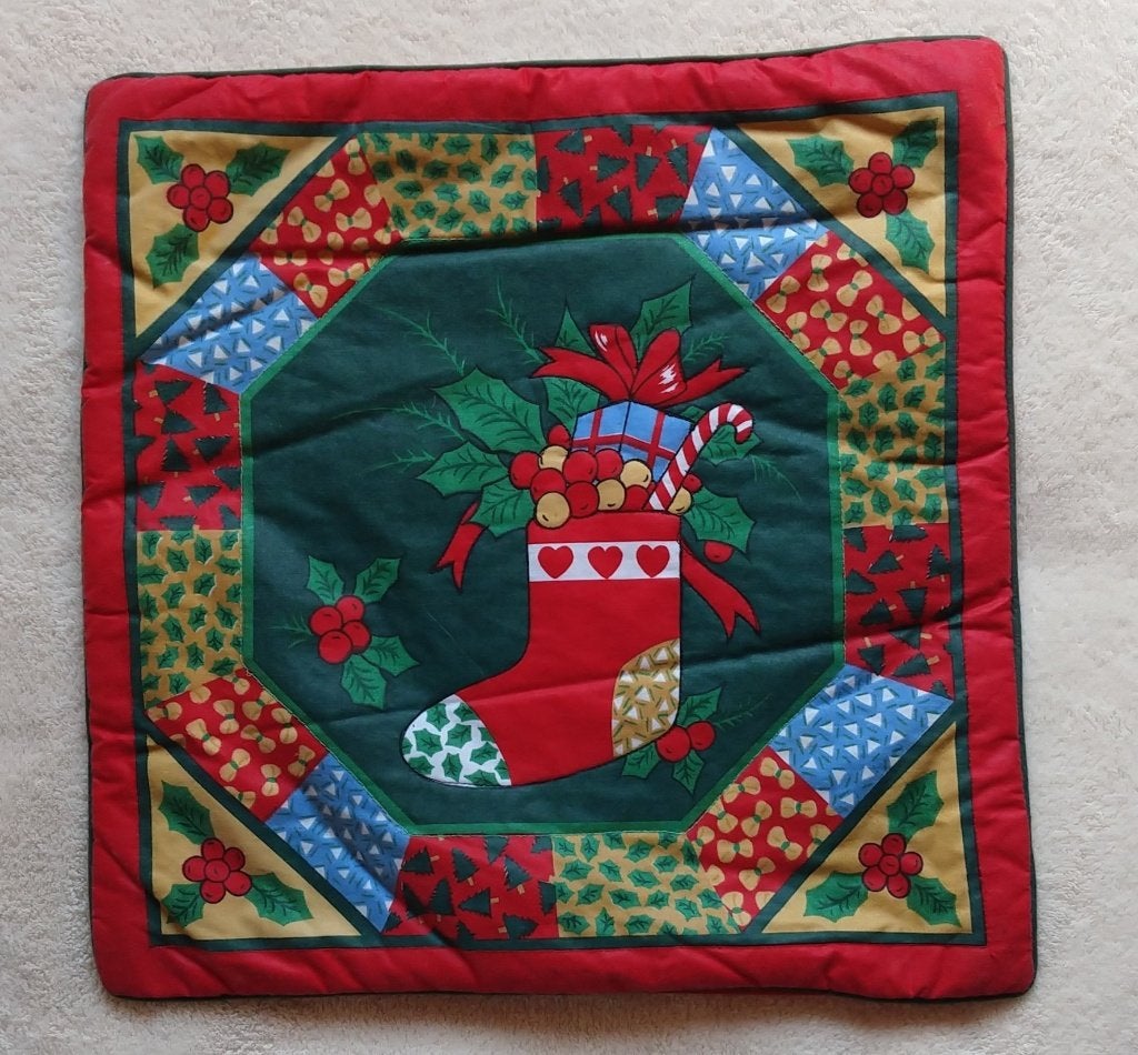 IKEA patchwork quilt kussen sloop, volgnr 21, Overige merken, Meerkleurig, Vierkant, Ophalen of Verzenden