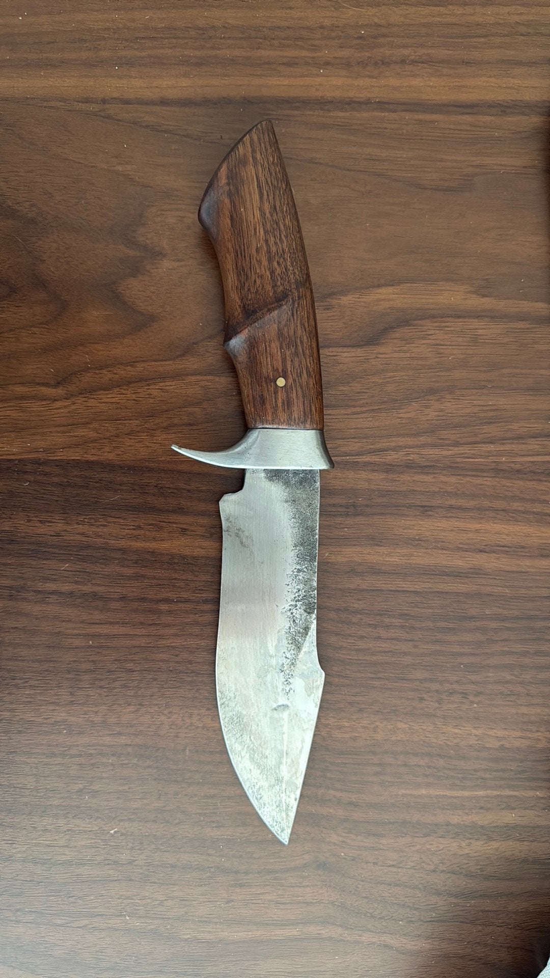Handgesmede Bushcraft mes, Ophalen of Verzenden, Zo goed als nieuw