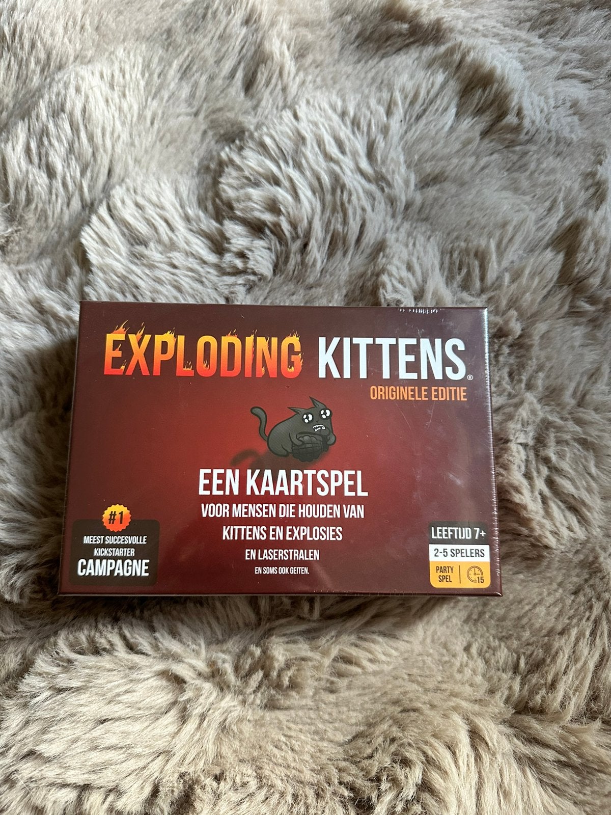 Exploding Kittens Nederlandse Originele Editie Geseald, Vijf spelers of meer, Ophalen of Verzenden, Nieuw