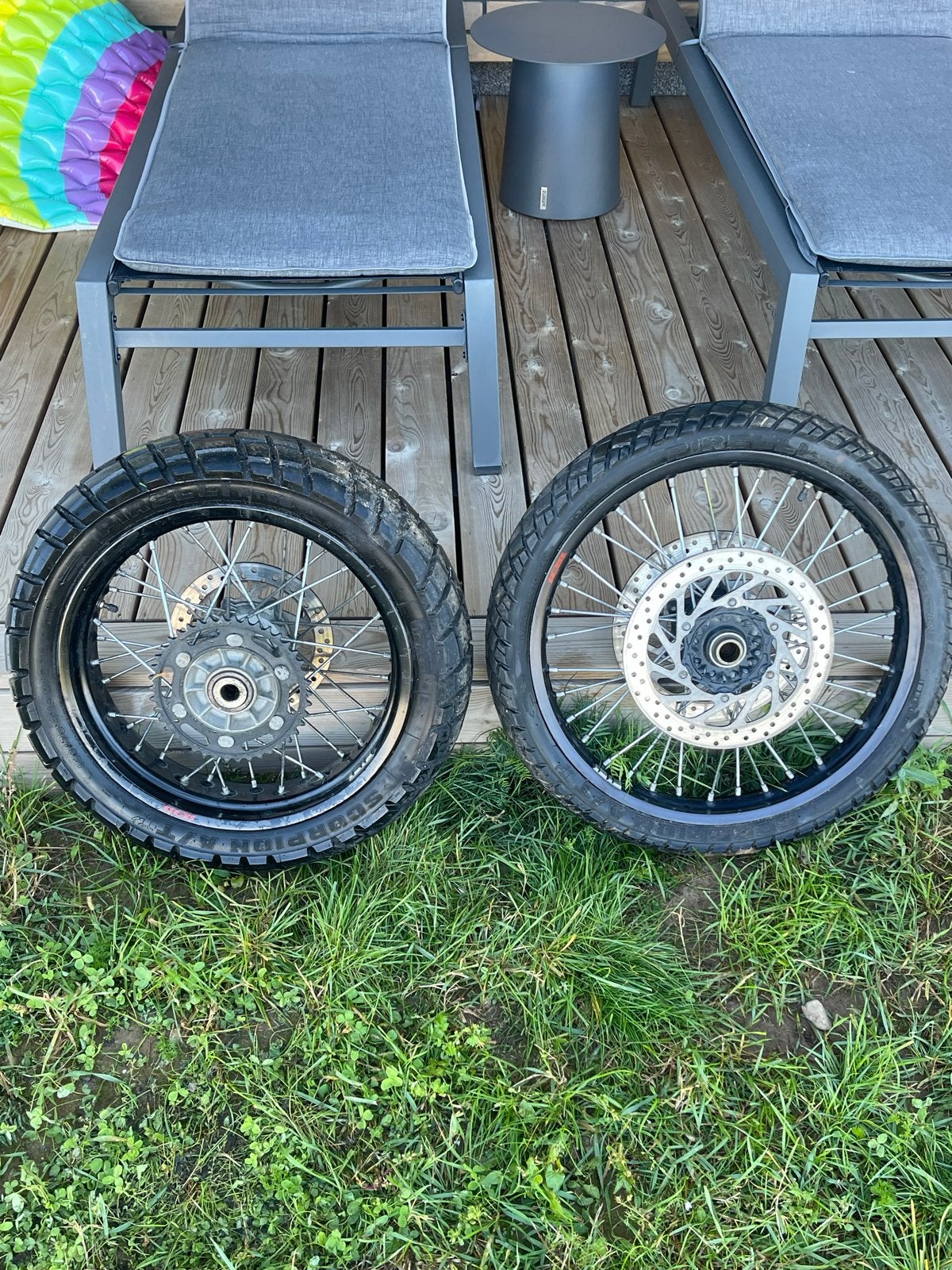 KTM 950 / 990 Adventure complete wielset, Motoren, Onderdelen | Overige, Ophalen of Verzenden, Gebruikt