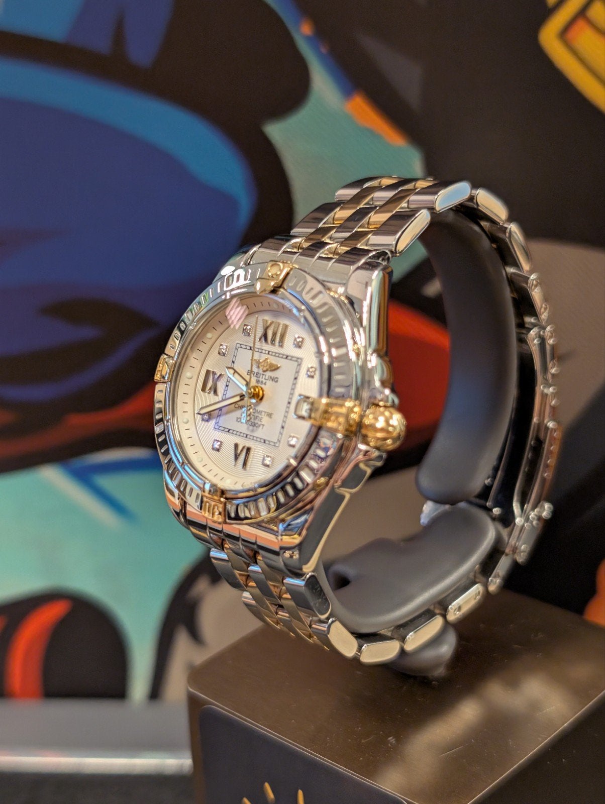 Breitling Cockpit Lady 32mm, Ophalen of Verzenden, Zo goed als nieuw, Goud
