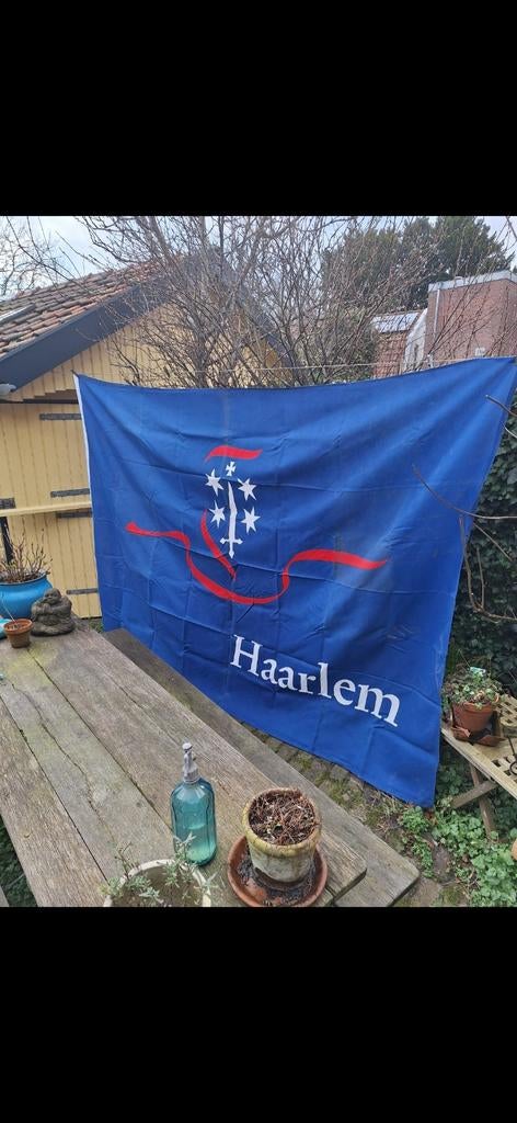 Vlag Gemeente Haarlem groot en ongebruikt, Ophalen of Verzenden, Nieuw