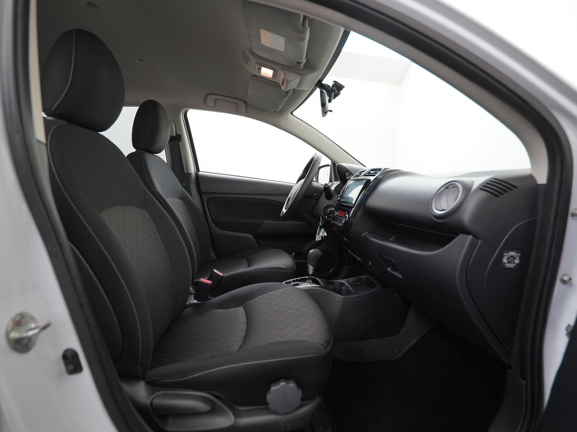 Mitsubishi Space Star 1.2 Dynamic Automaat | Camera | Apple/, Auto's, Mitsubishi, Stof, Gebruikt, Start-stop-systeem, Wit