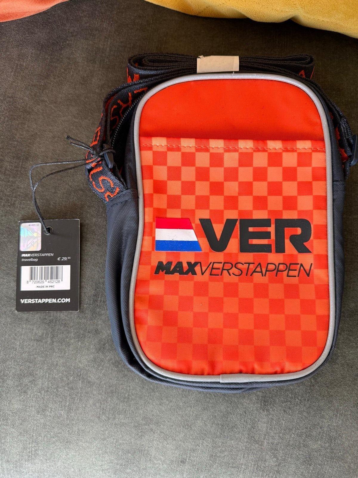 Max Verstappen Travelbag - Nieuw met prijskaartje, 40 tot 60 cm, 20 tot 30 cm, Nieuw, Oranje
