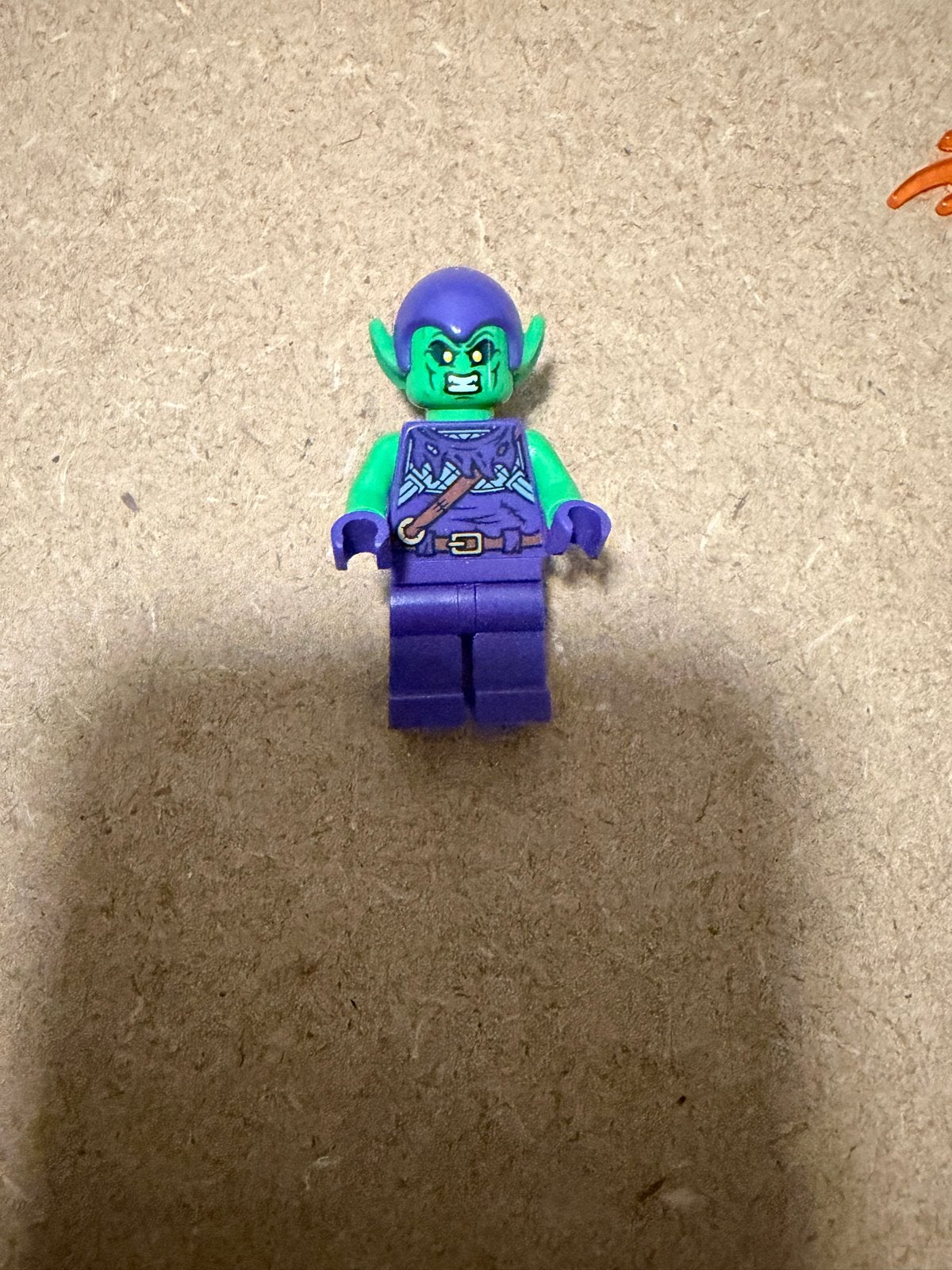 Lego Green Goblin minifiguur, Ophalen of Verzenden, Zo goed als nieuw, Overige merken