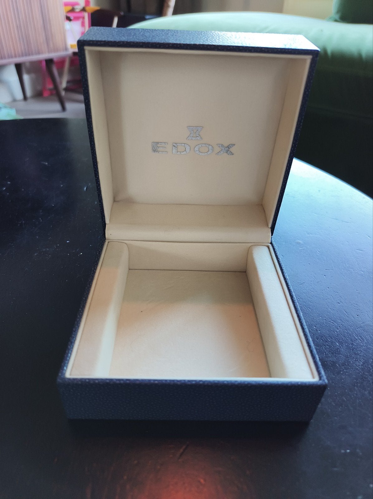 Edox horlogedoos - Lege doos voor horloge, Sieraden, Tassen en Uiterlijk, Ophalen of Verzenden, Gebruikt