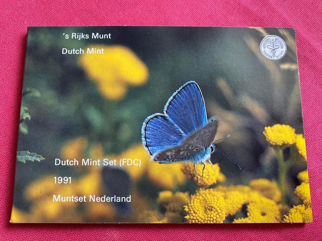 FDC/ UNC Jaarset/ Muntset uit 1991 van Beatrix Thema Drenthe, Postzegels en Munten, Munten | Nederland, Verzenden, Koningin Beatrix