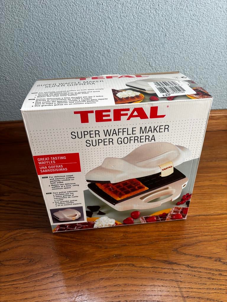 Tefal Super Wafelijzer, Witgoed en Apparatuur, Ophalen of Verzenden, Nieuw