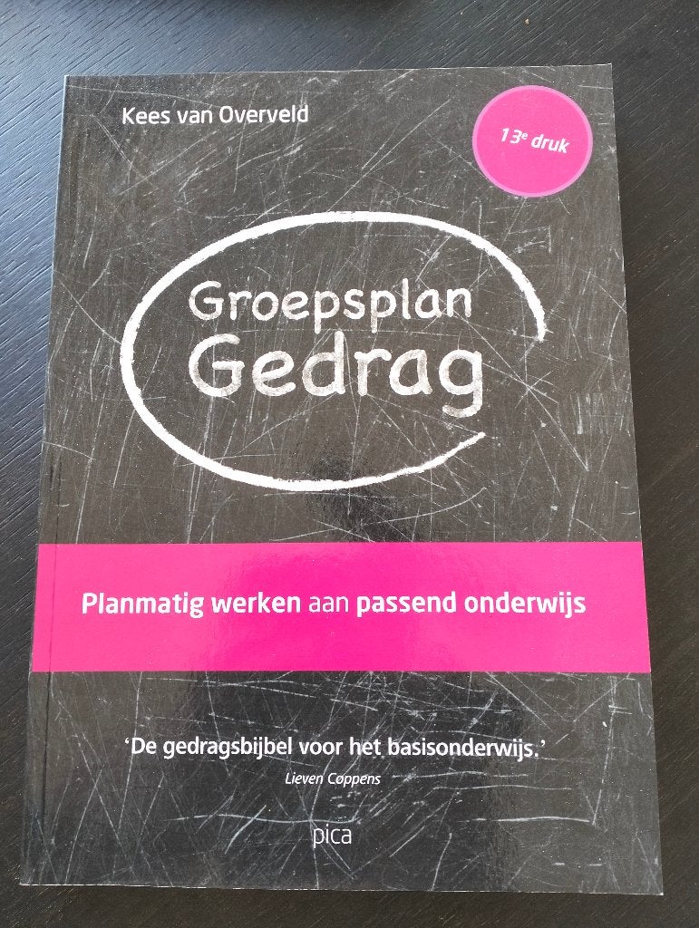 Groepsplan gedrag - Kees van Overveld (13e druk), Boeken, Studieboeken en Cursussen, Zo goed als nieuw, Beta, Kees van Overveld