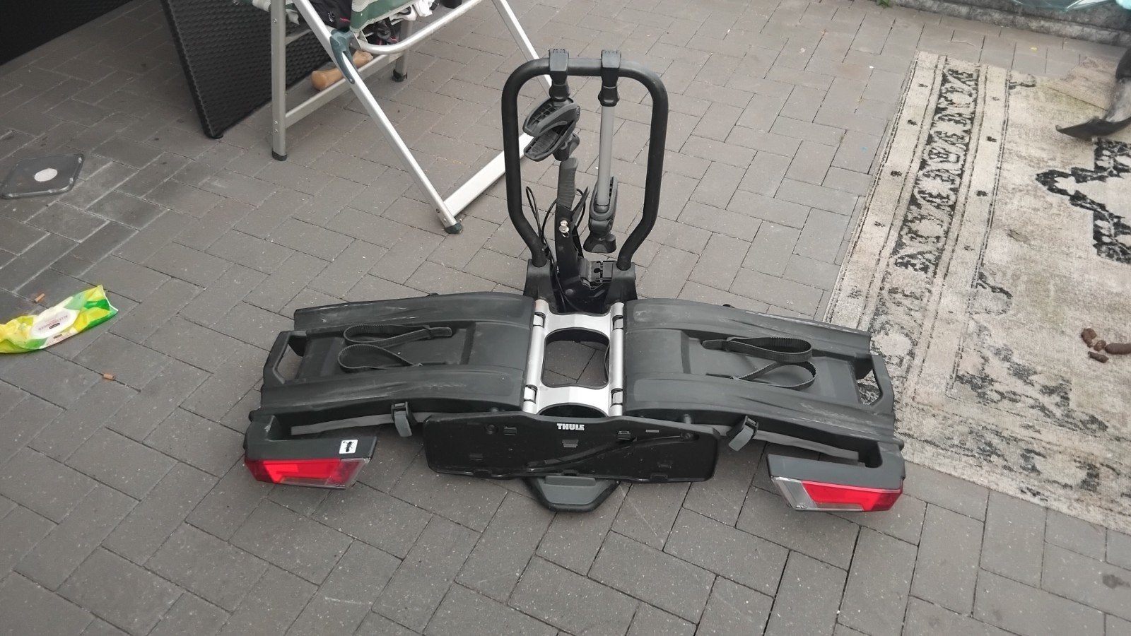 thule easyfold 933, Ophalen, Zo goed als nieuw, Brede banden, 2 fietsen