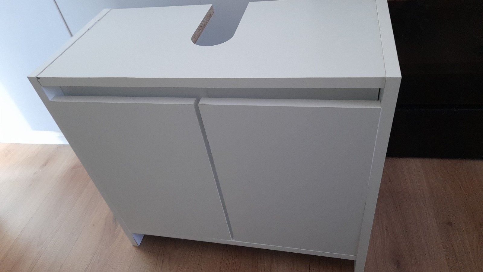 Wastafelonderkast wit met uitsparing, Nieuw, Minder dan 100 cm, Wastafelkast, 25 tot 50 cm