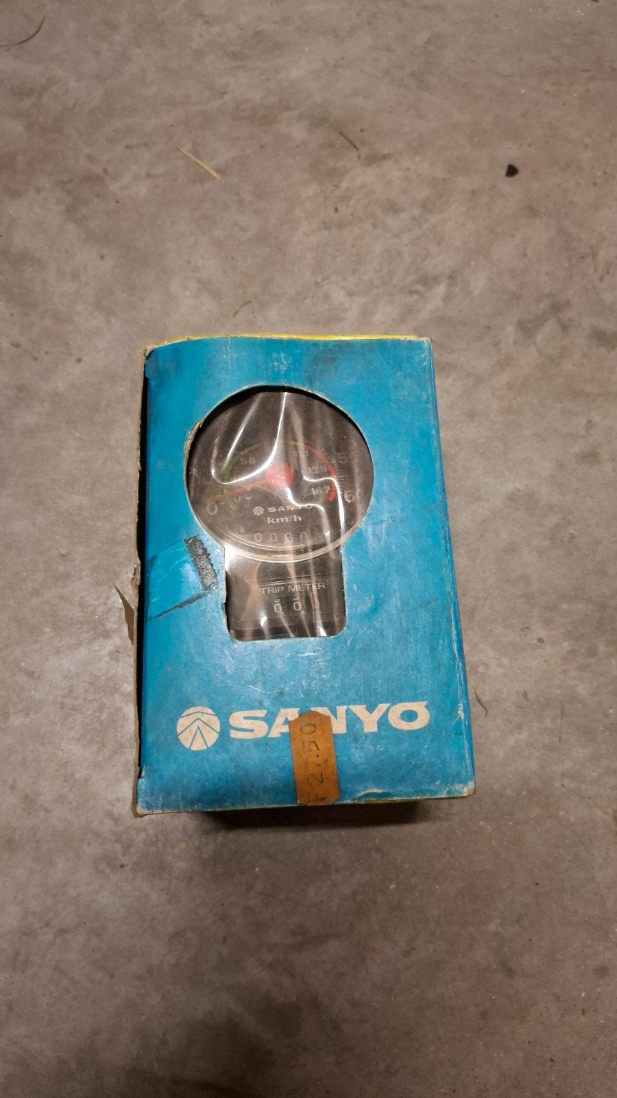 Vintage Sanyo fiets snelheidsmeter met kilometerteller, Ophalen of Verzenden, Gebruikt