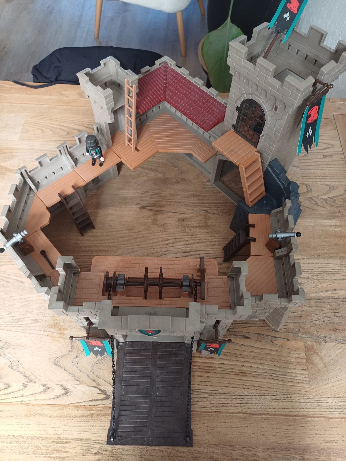 Playmobil Valkenridder Kasteel 4866, Ophalen of Verzenden, Gebruikt, Jongen of Meisje