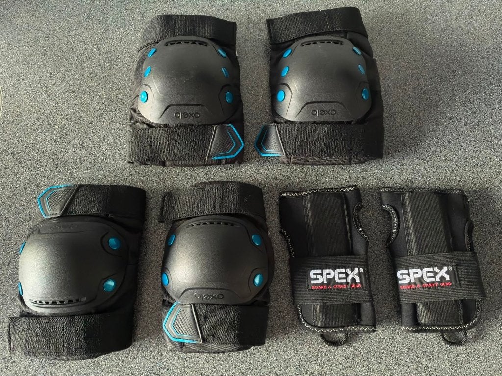 Oxelo Spex knie, elleboog en polsbeschermers NIEUW, Ophalen of Verzenden, Nieuw, Bescherming