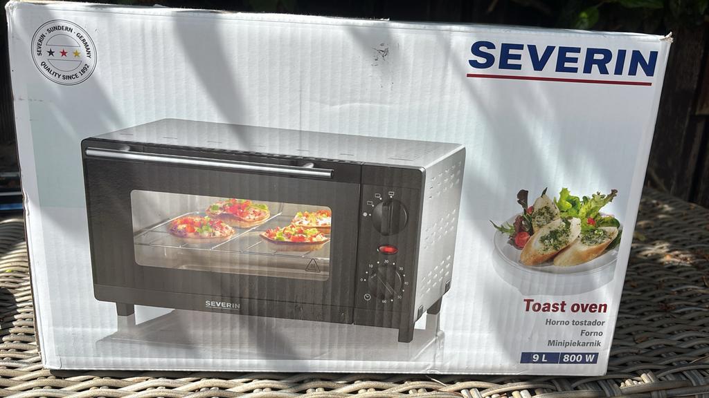 Severin Mini Oven 9L 800W - Compacte Toastoven, Ophalen, Minder dan 45 cm, Overige merken, Zo goed als nieuw