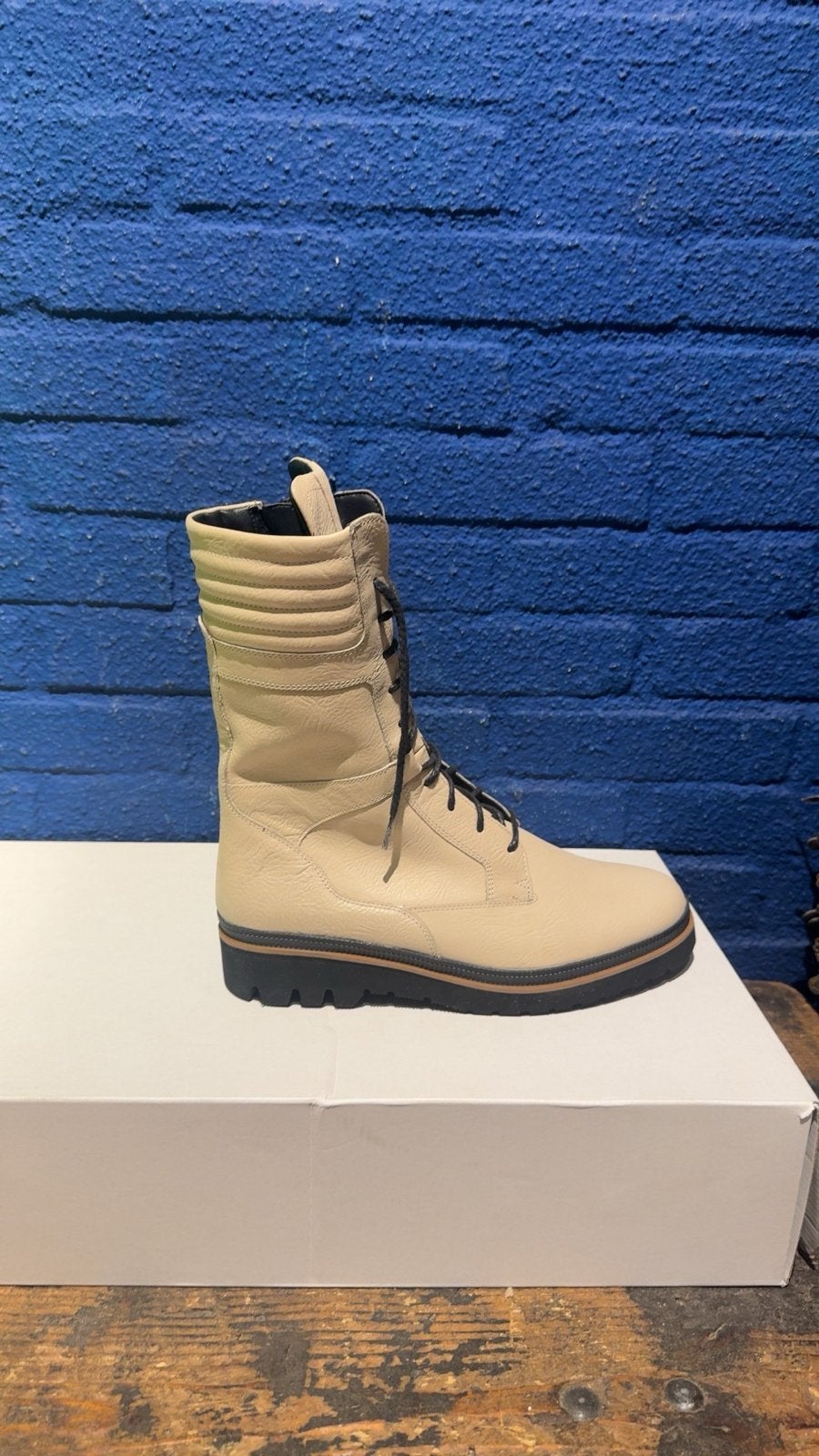 Durea, Verzenden, Beige, Lage of Enkellaarzen, Nieuw