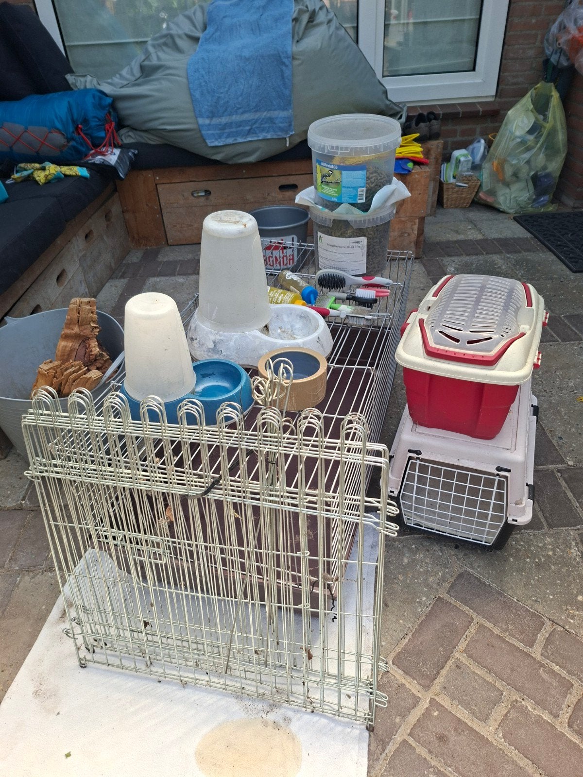 Complete uitrusting voor konijnen, Dieren en Toebehoren, Knaagdieren en Konijnen | Hokken en Kooien, Ophalen, Minder dan 75 cm
