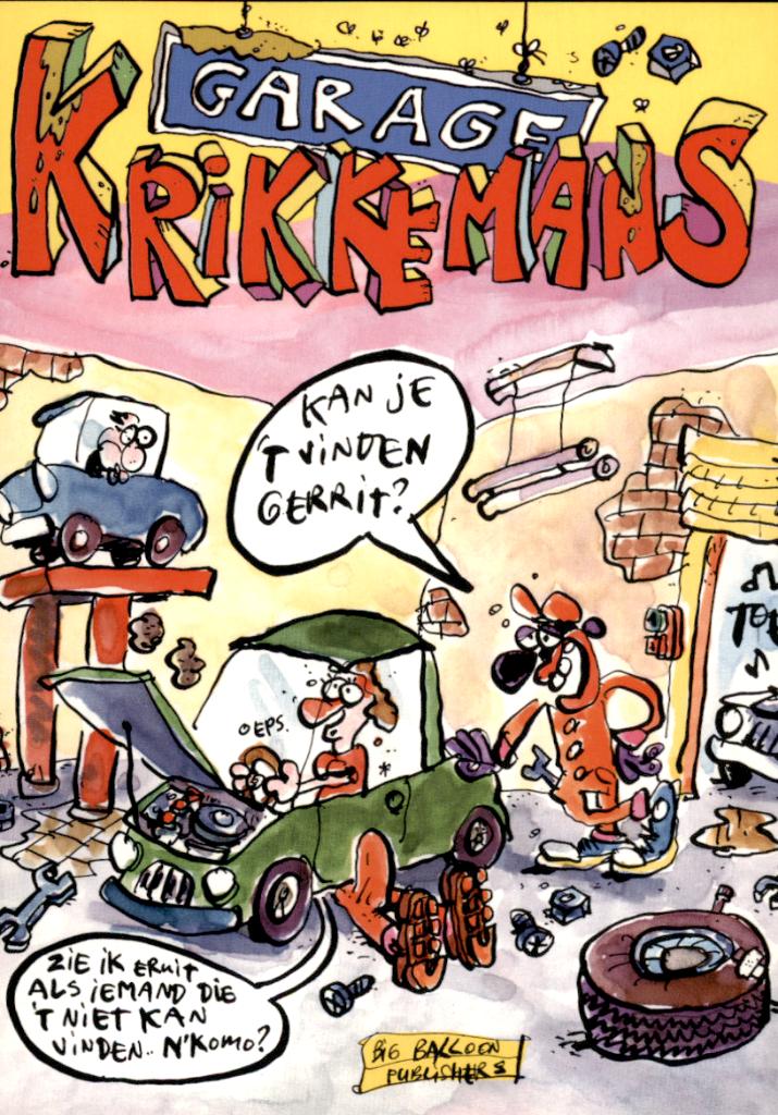 Garage Krikkemans, Hein de Kort, Verzamelen, Verzenden, 1980 tot heden, Ongelopen, Overige thema's
