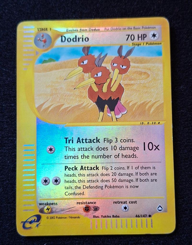 Dodrio 46/147 reverse holo, Ophalen of Verzenden, Zo goed als nieuw, Losse kaart