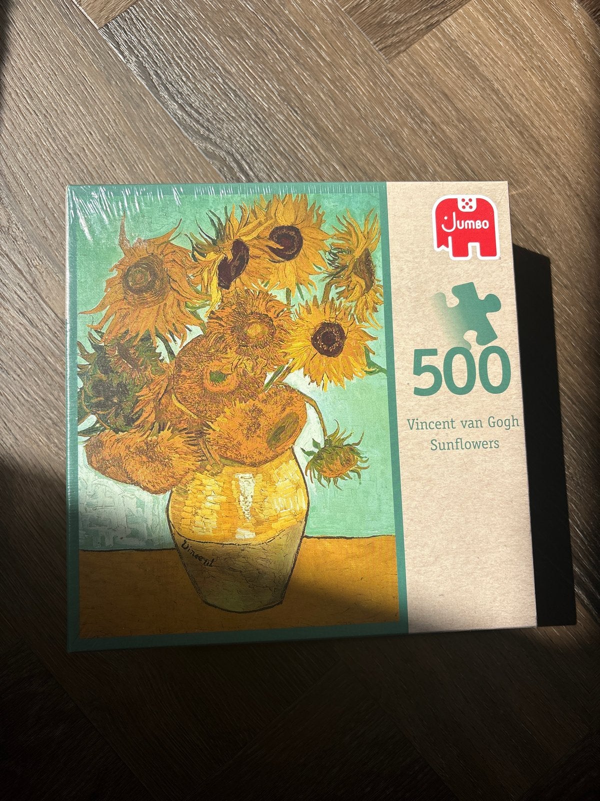 Legpuzzel Vincent van Gogh Zonnebloemen 500 stukjes, Ophalen of Verzenden, 500 t/m 1500 stukjes, Nieuw, Legpuzzel
