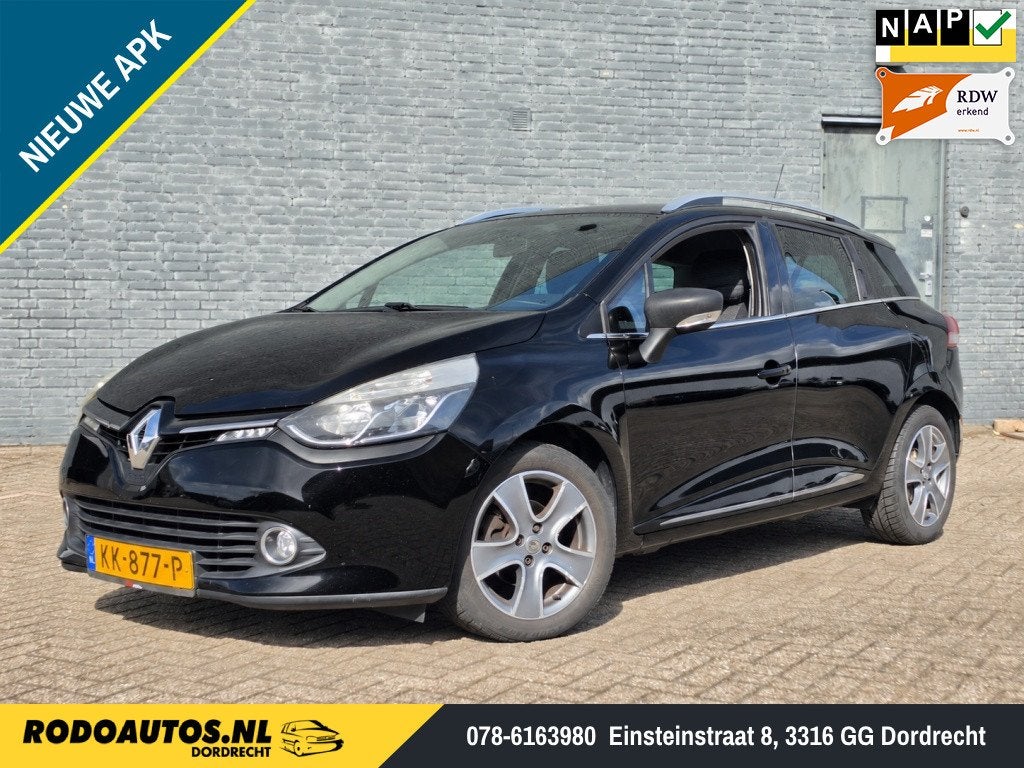 Renault Clio Estate 1.5 dCi Night&Day Navi/Bluetooth/Airco, Auto's, 1160 kg, Gebruikt, Euro 6, 4 cilinders