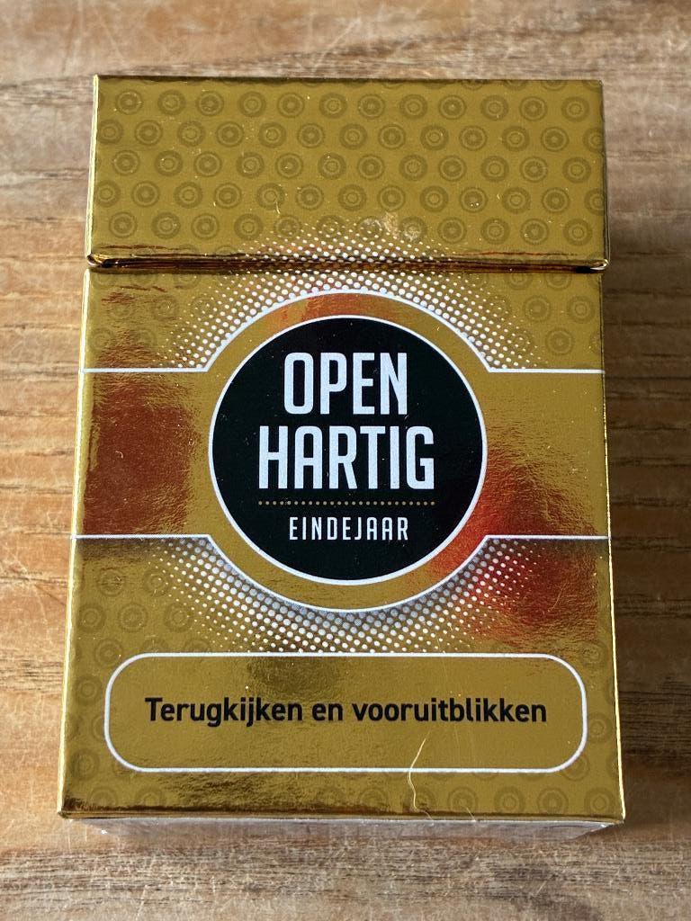 Openhartig Eindejaar - terugkijken en vooruitblikken, Hobby en Vrije tijd, Vijf spelers of meer, Ophalen of Verzenden, Zo goed als nieuw