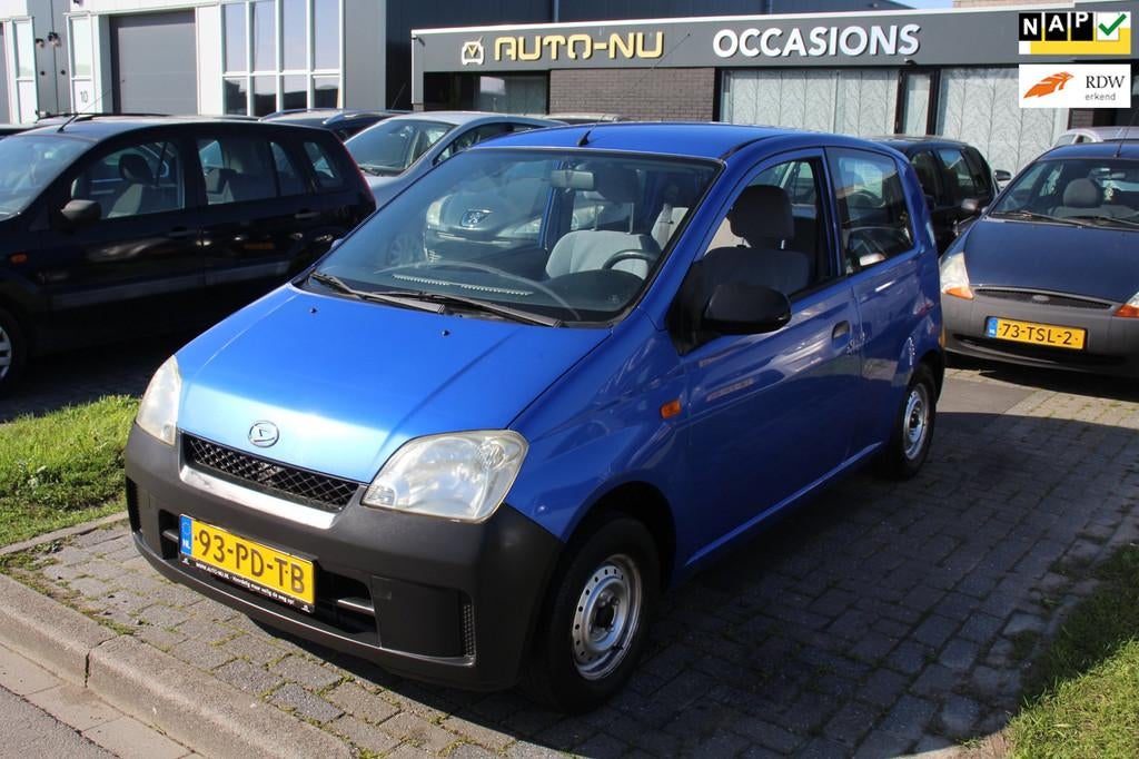 Daihatsu Cuore 1.0-12V Kyoto 123.000km Zuinig! NAP APK, Auto's, Voorwielaandrijving, Stof, Zwart, 18 €/maand