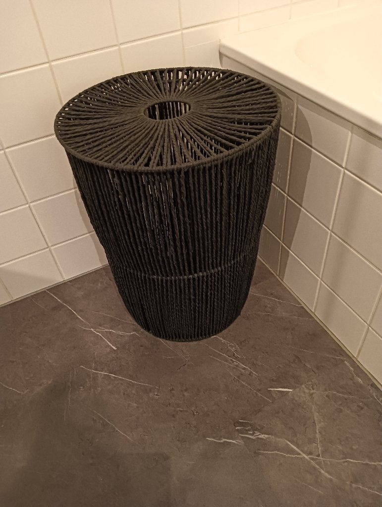 Mand, Ophalen, Met deksel, Mand, Rond
