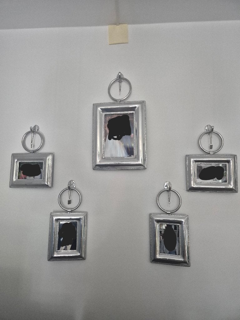 Riviera maison fotolijsten, Huis en Inrichting, Woonaccessoires | Lijsten, Ophalen, Zo goed als nieuw, Fotolijst, Metaal