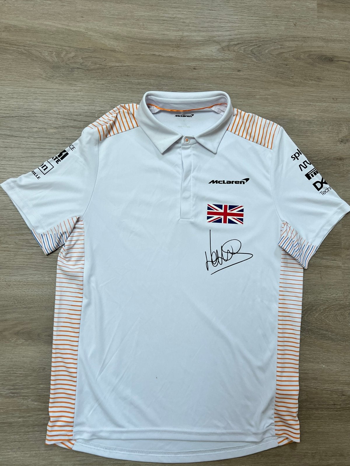 McLaren F1 Lando Norris poloshirt, Ophalen of Verzenden, Zo goed als nieuw, Formule 1