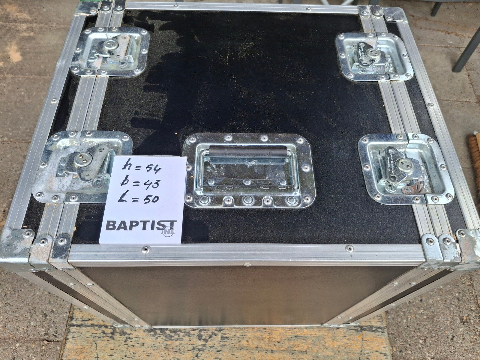 Flightcase in goede staat (h=54, b=43, l=50), Muziek en Instrumenten, Behuizingen en Koffers, Gebruikt, Flightcase, Ophalen