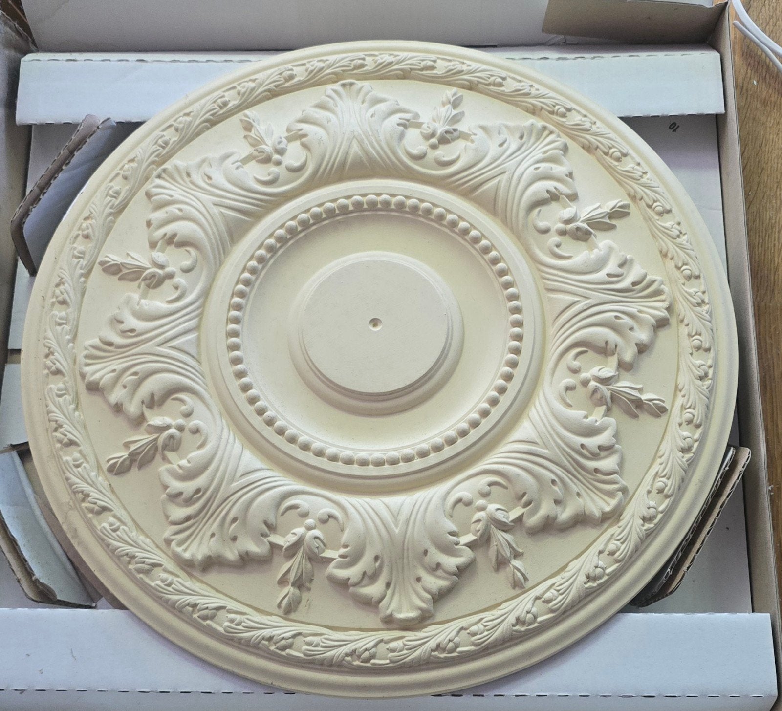 Rigips plafond rozet, Ophalen