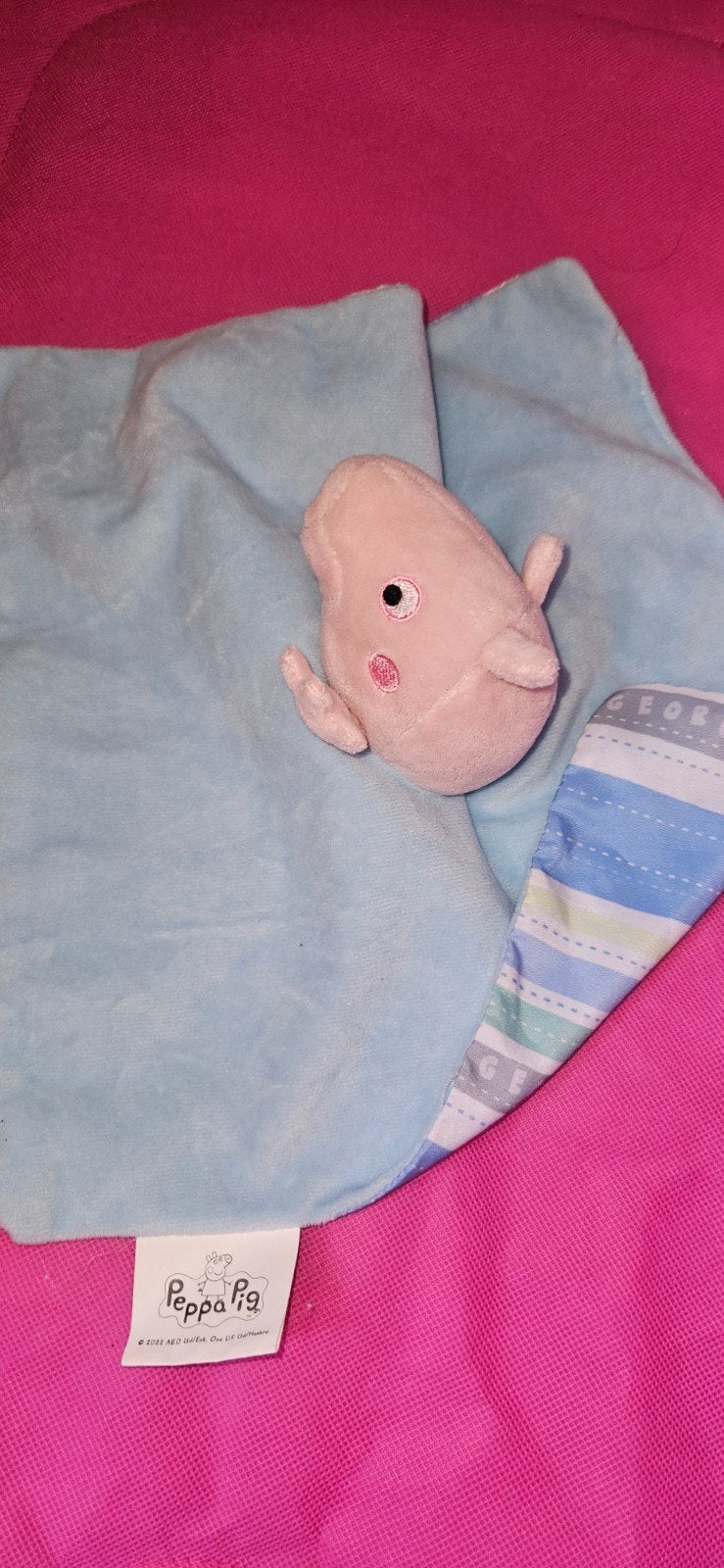 peppa pig slaapknuffel 2 stuks, Ophalen of Verzenden, Zo goed als nieuw, Peppa Pig