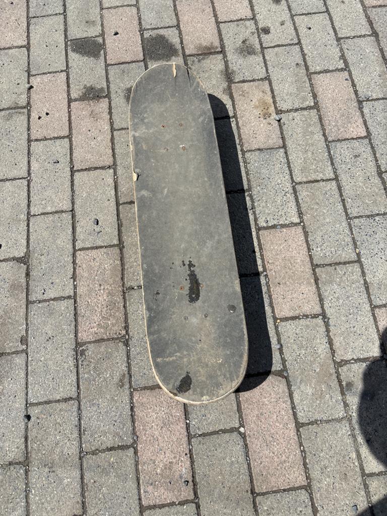 Gebruikt Skateboard met uniek design, Ophalen of Verzenden, Zo goed als nieuw, Skateboard