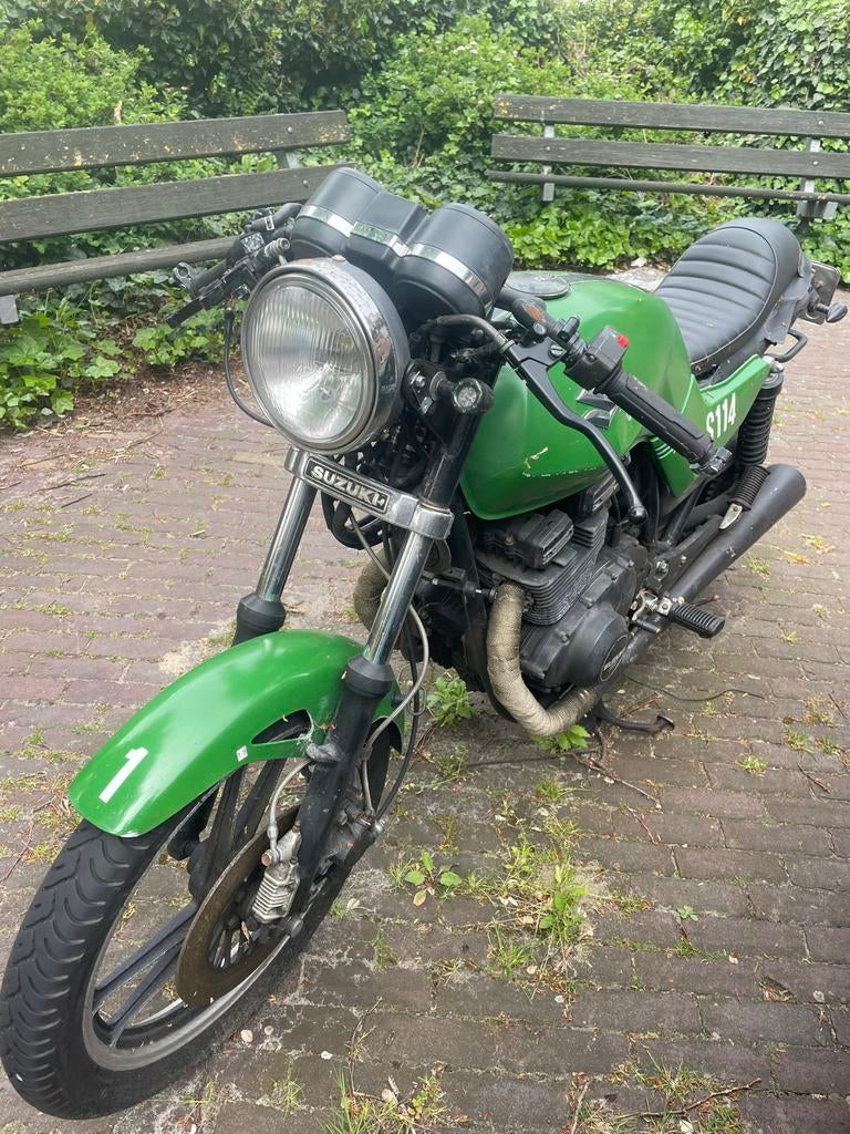 Suzuki GS550 Cafe Racer - Uniek en Klassiek, Motoren, Motoren | Suzuki, Gebruikt, Overig, Handgeschakeld