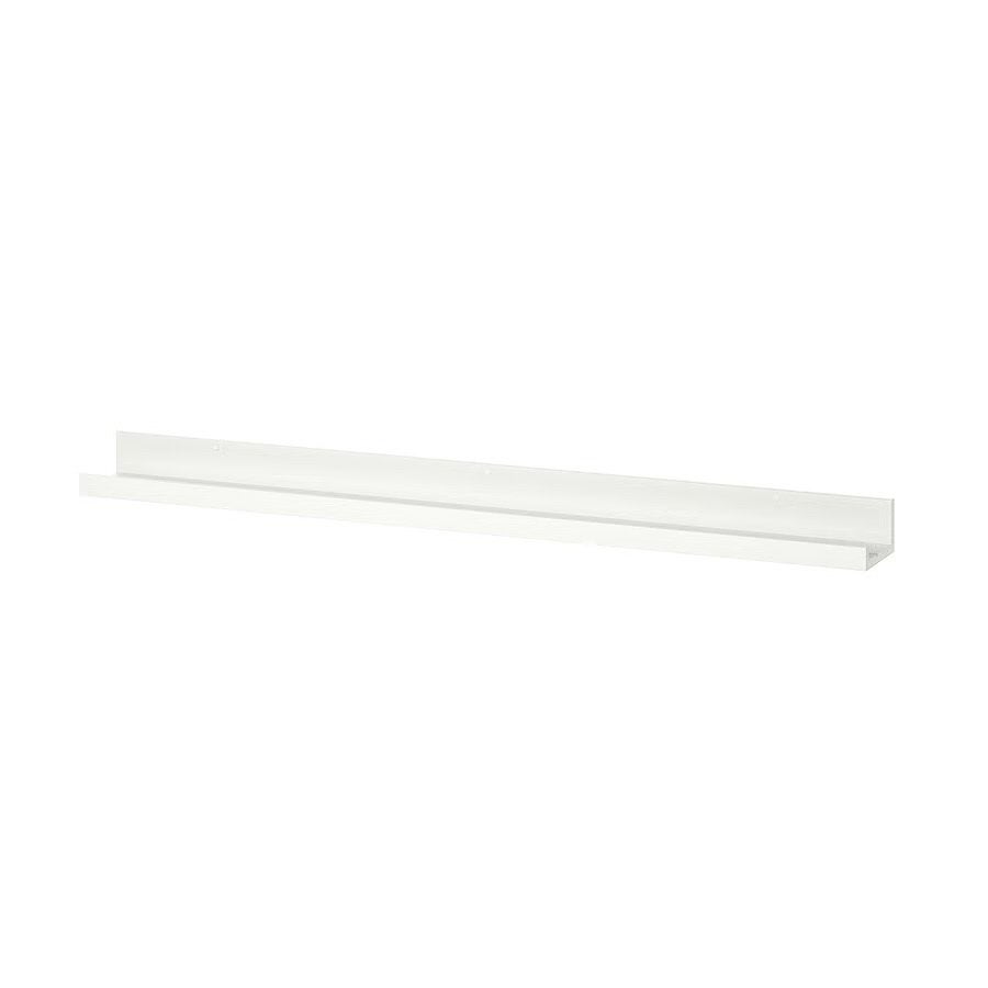 IKEA RIBBA fotoplank / schilderijlijst plank 185 cm – wit, Huis en Inrichting, Woonaccessoires | Wandplanken en Boekenplanken