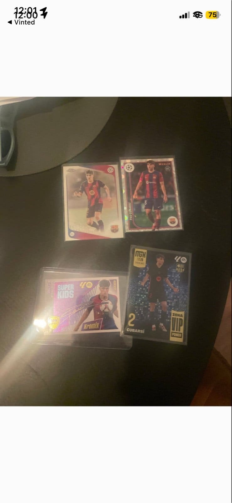 Pau Cubarsí Voetbal Kaarten Collectie - FC Barcelona, Verzamelen, Ophalen of Verzenden, Zo goed als nieuw, Buitenlandse clubs