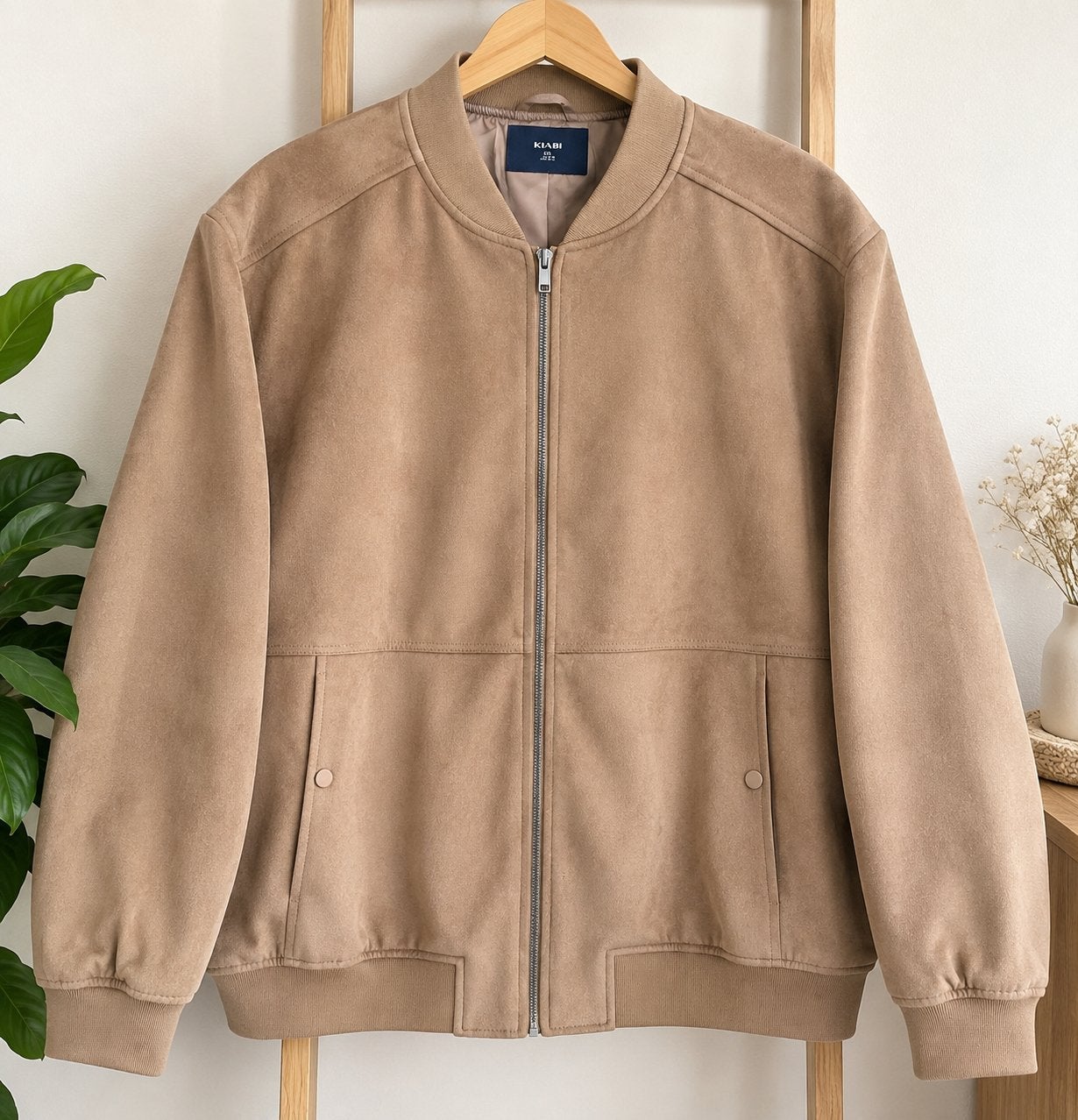 Kiabi bomberjack met suède-look – 3XL – Zo goed als nieuw, Ophalen of Verzenden, Zo goed als nieuw, Overige maten