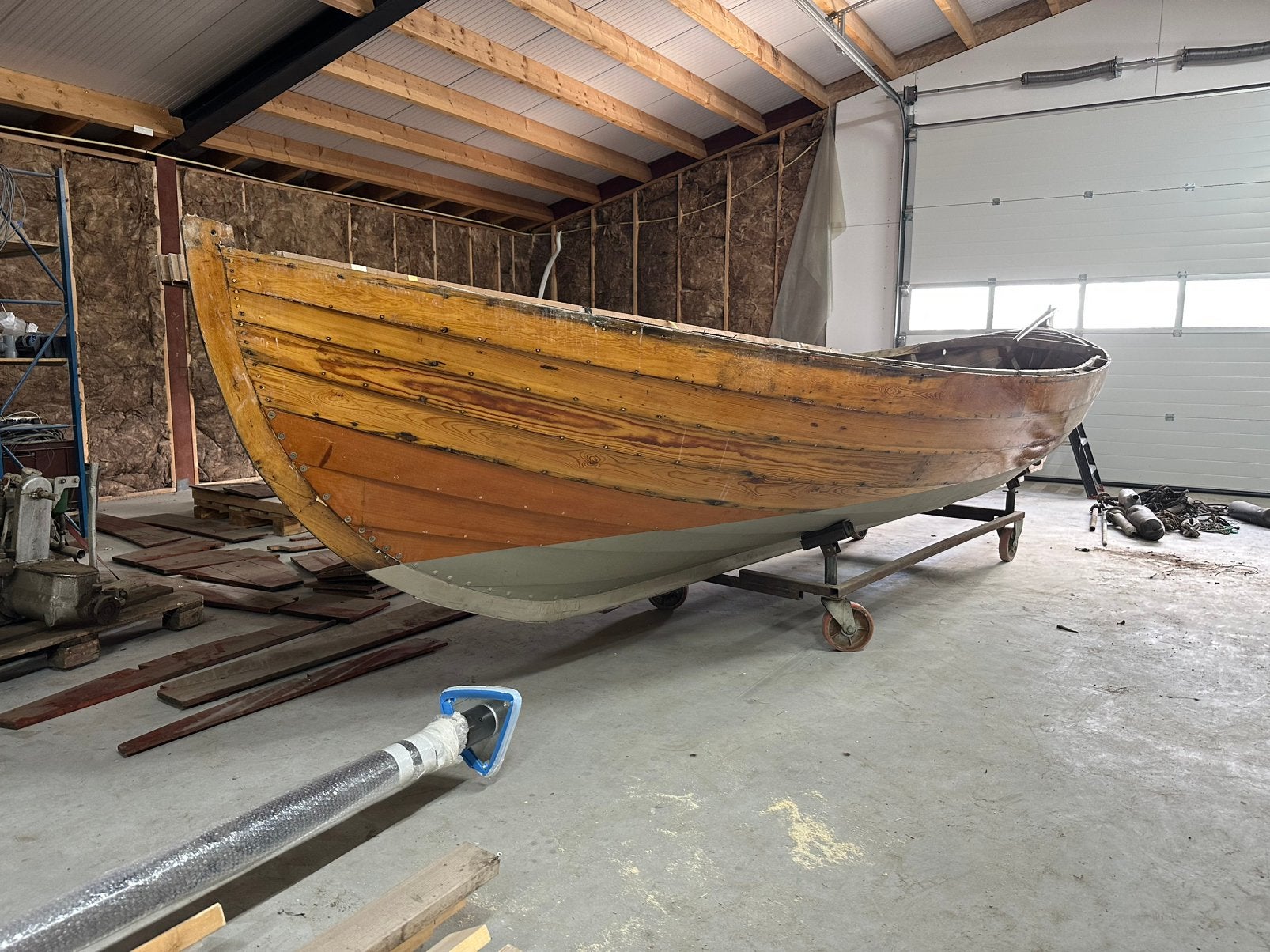 Houten Sloep uit +- 1910, Gebruikt, Binnenboordmotor, Overige brandstoffen, Antifouling