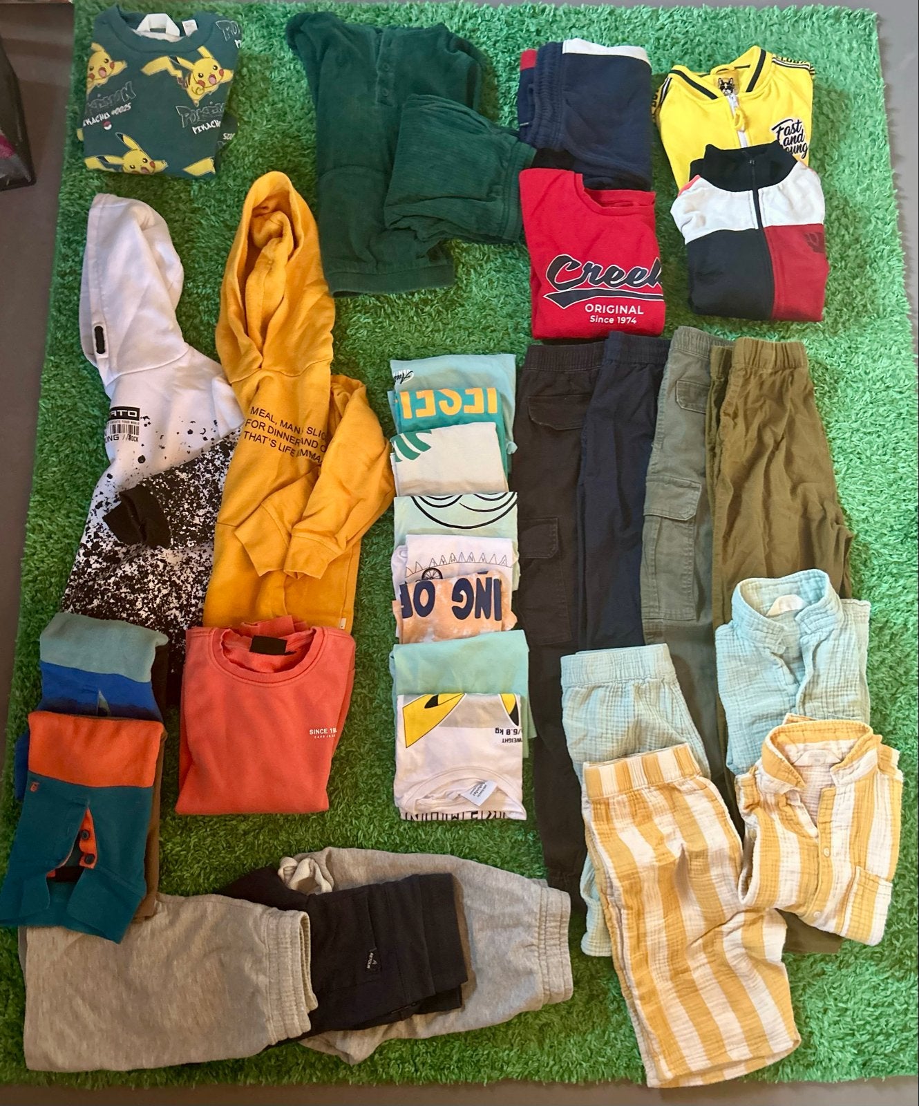 Jongens kledingpakket maat 140 (32-delig), Ophalen of Verzenden, Gebruikt, Maat 140